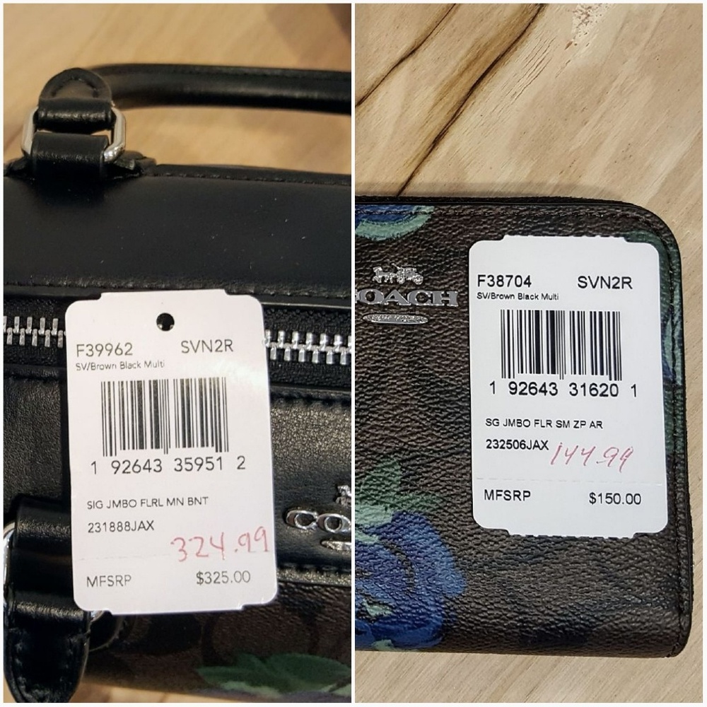 💕💕SOLD💕💕NWT Coach Mini Satchel & Wallet - Picture 7 of 8